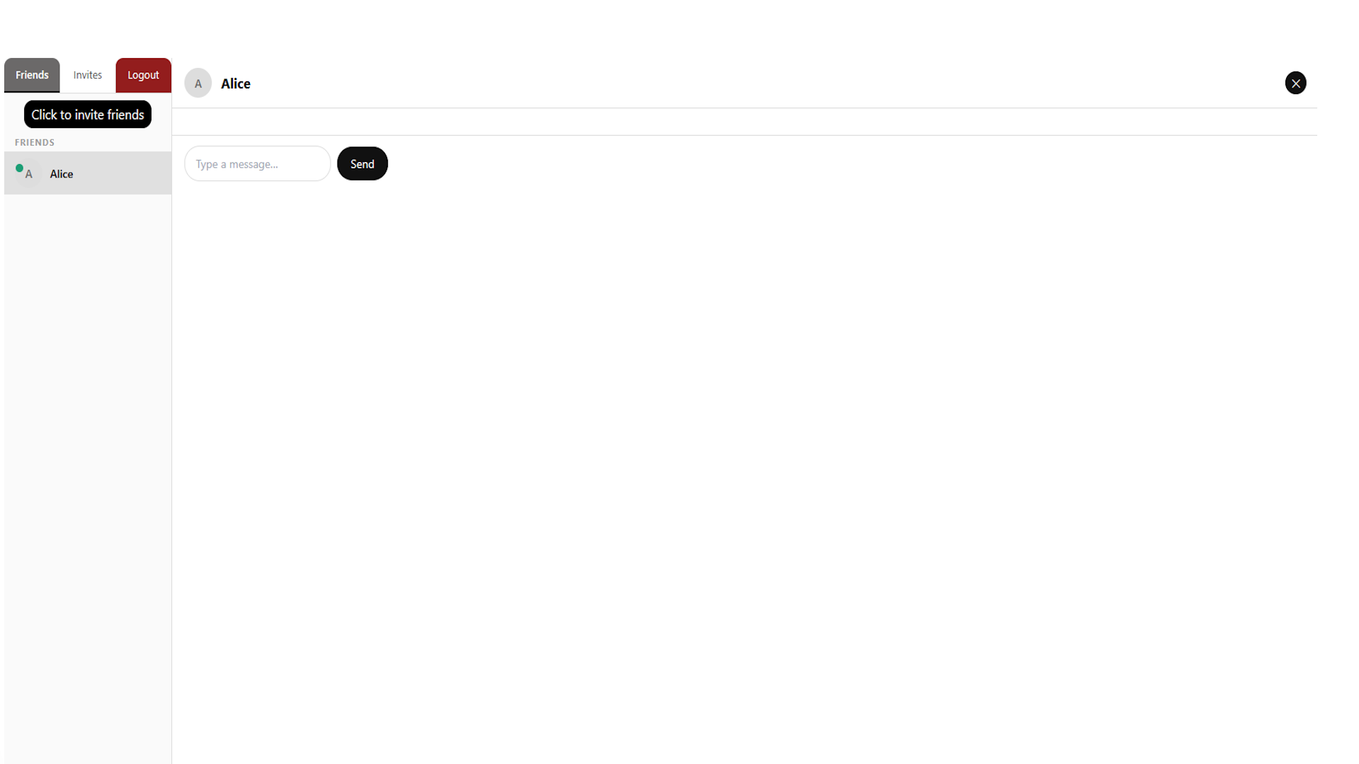 Open chat conversation